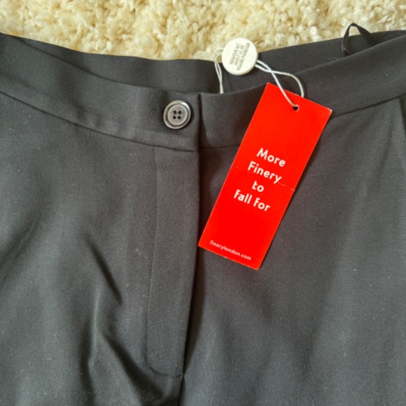 Marks and Spencer Finery London Black Trousers - Picture 3 of 5